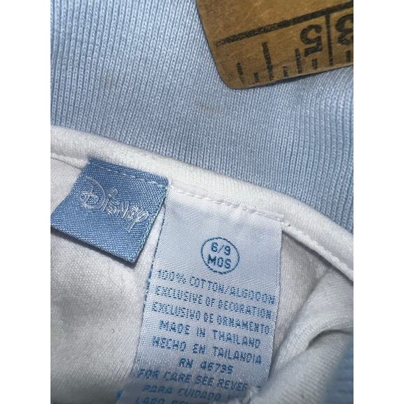 Vintage Disney's Lady and the Tramp Embroidered long sleeve collared one pc 6/9m - Picture 6 of 7